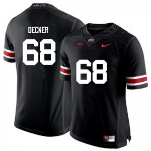 Men's Ohio State Buckeyes #68 Taylor Decker Black Nike NCAA College Football Jersey Cheap TWV7444BM